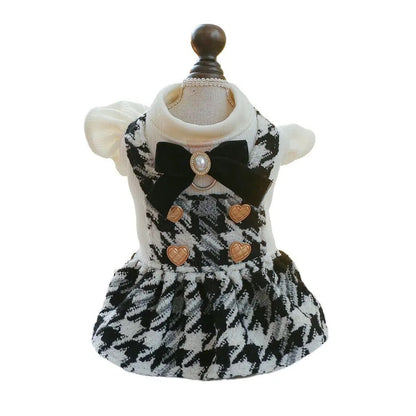 Mademoiselle Tweed Dog Dress | Pet Fashion Dress
