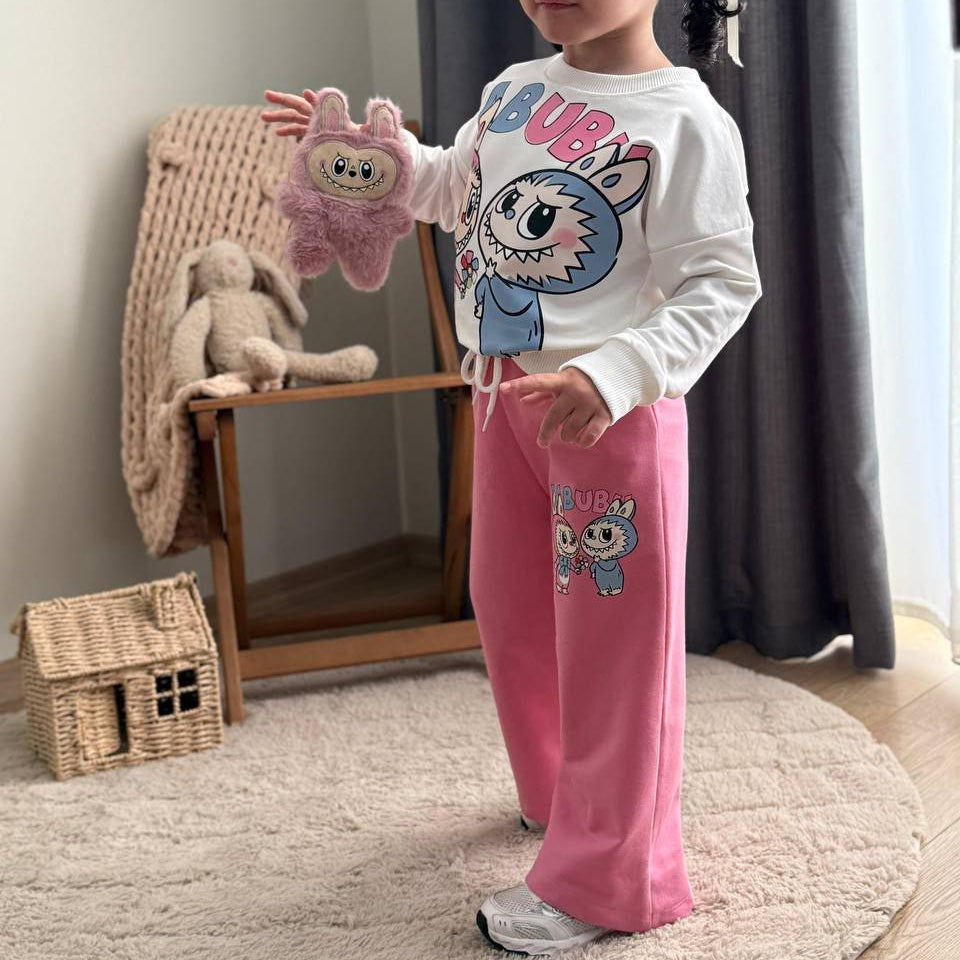 La-Bu-Bu Friends Girls Casual Set
