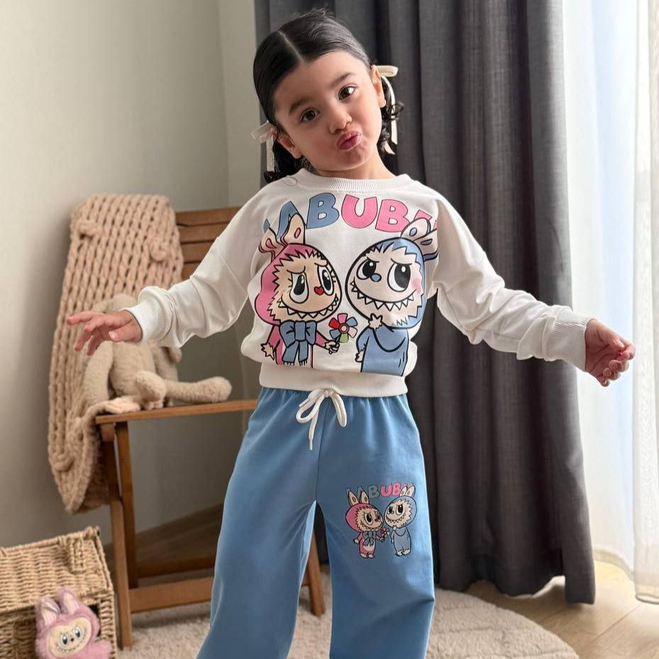 La-Bu-Bu Friends Girls Casual Set
