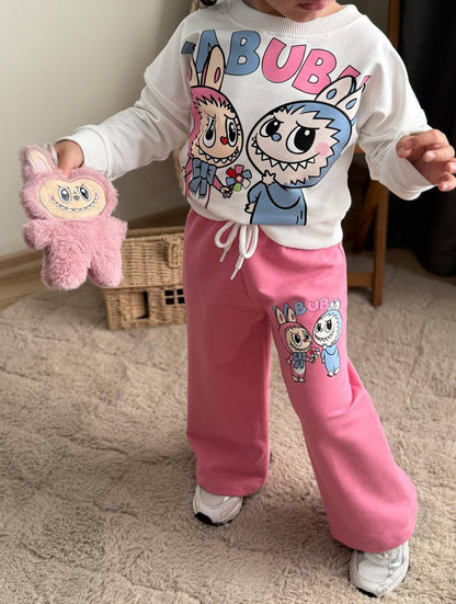 La-Bu-Bu Friends Girls Casual Set