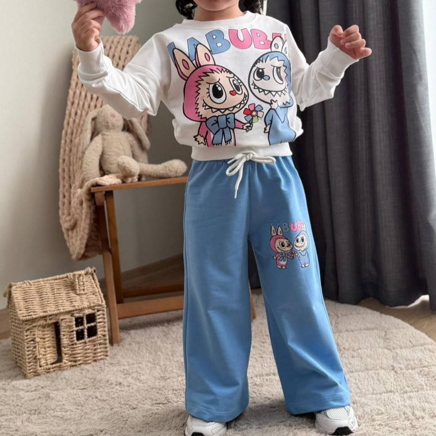 La-Bu-Bu Friends Girls Casual Set