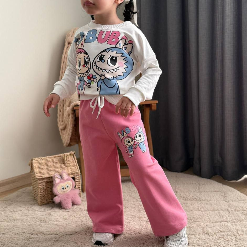 La-Bu-Bu Friends Girls Casual Set