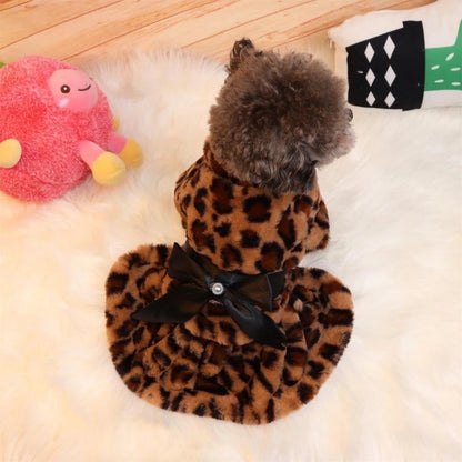 Miss Daisy Leopard Dog Coat – Luxury Statement Outerwear for Dogs
