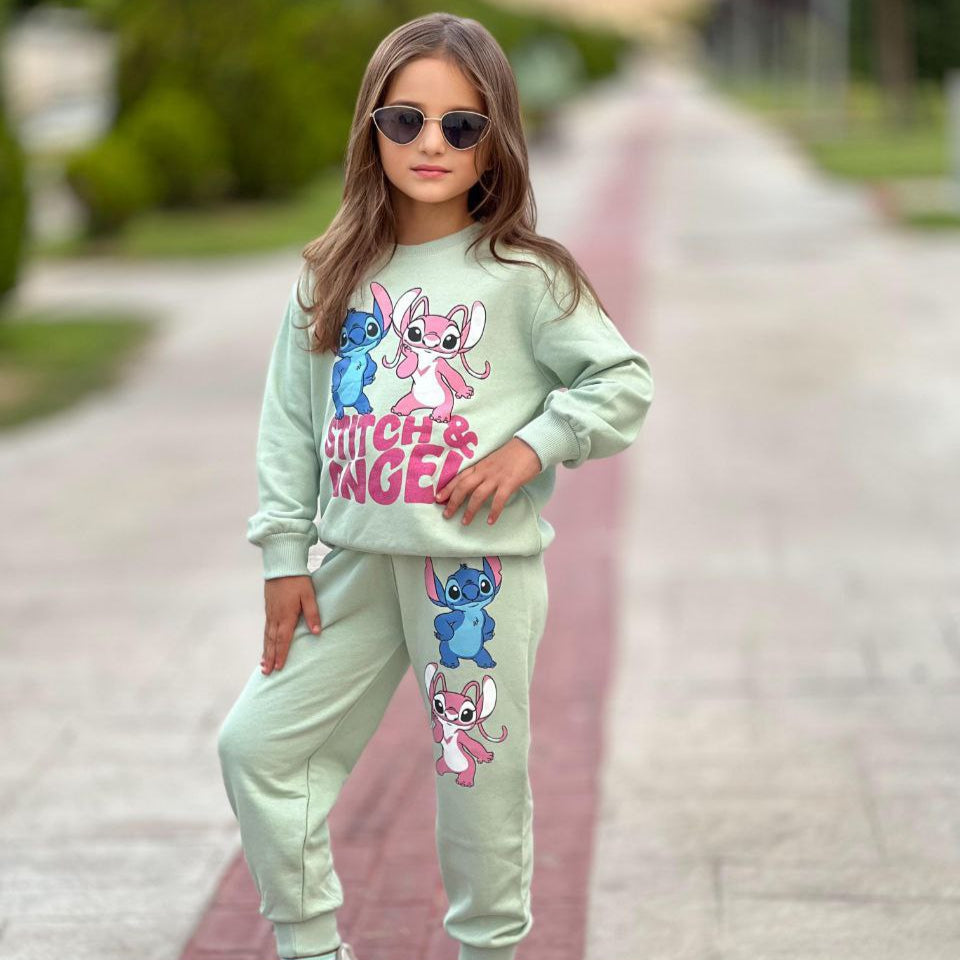 Angel Couple Girls Casual Set