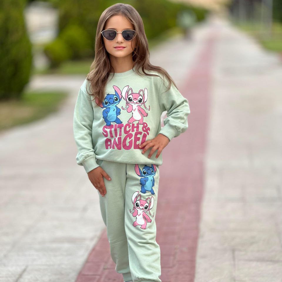 Angel Couple Girls Casual Set
