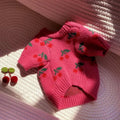 Cherry Darling Dog Sweater | Cozy Everyday Dog Clothing