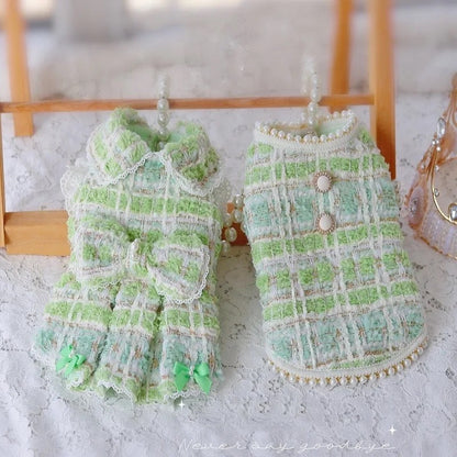 Dog Dress & Shirt Set | Enchanted Sibling Outfit Set