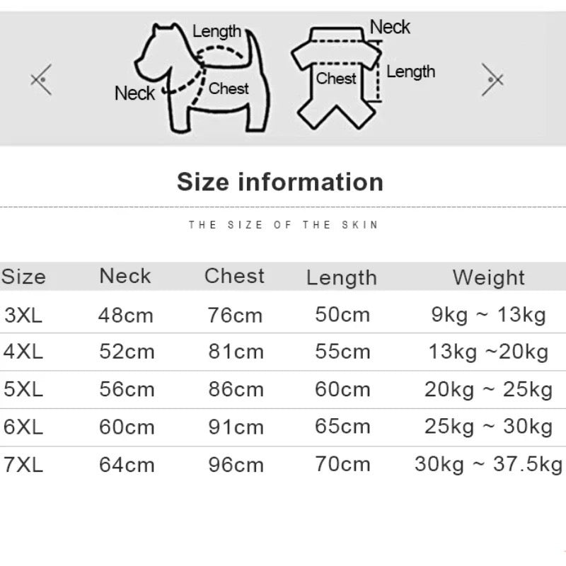 Dog Winter Onesie Jacket | Waterproof Dog Rain Coat