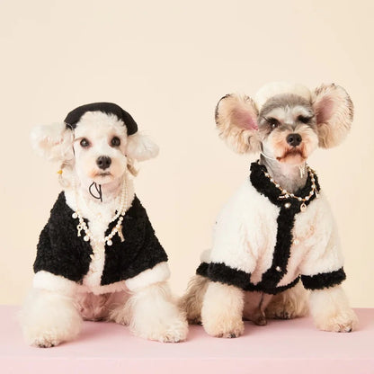 Coco Chewnel Cozy Dog Cardigan | Soft Winter Dog Sweater