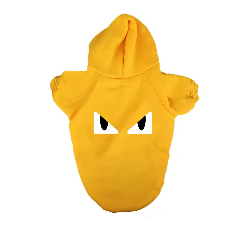 Bat Eyes Dog Hoodie – Luxury Graphic Streetwear Hoodie for Dogs
