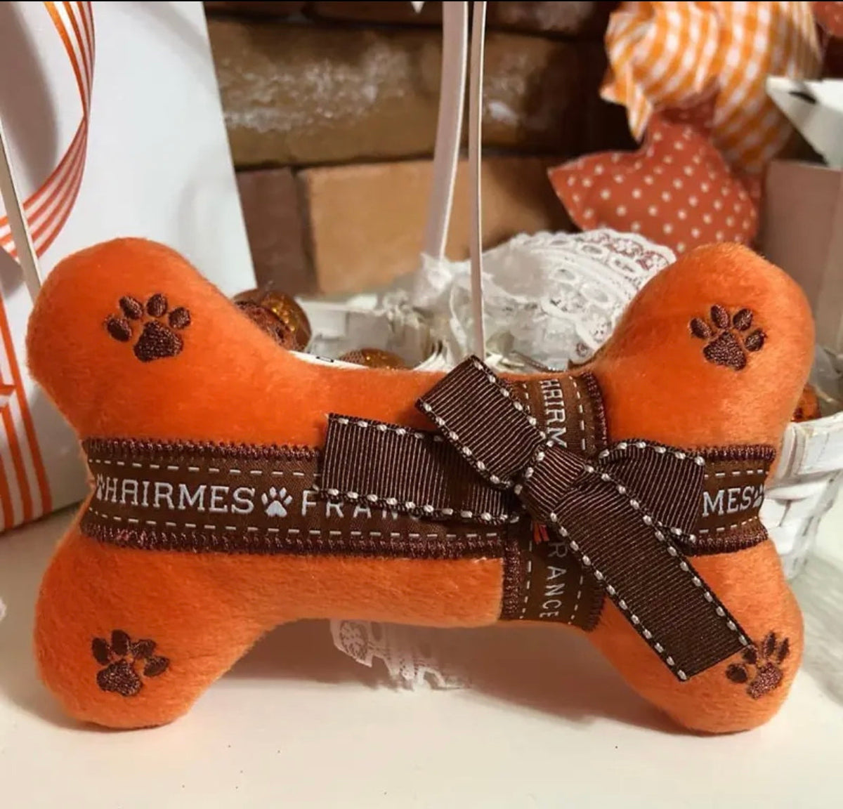 Hairmes Bone Toy – Plush Dog Toy