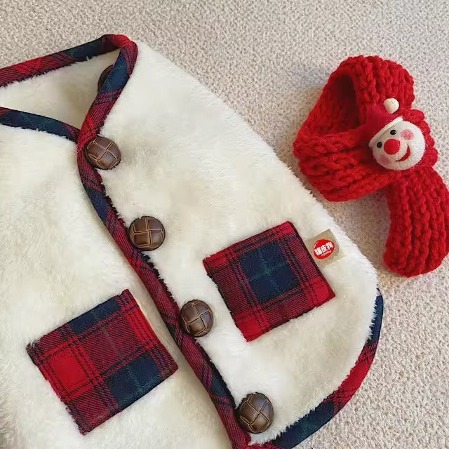 Jimmy Dog Sweater & Scarf – Winter Outfit for Dogs