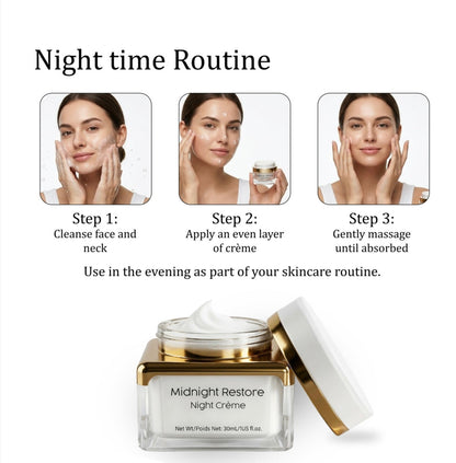 Midnight Restore Night Crème- for Anti Agying & Wrinkle