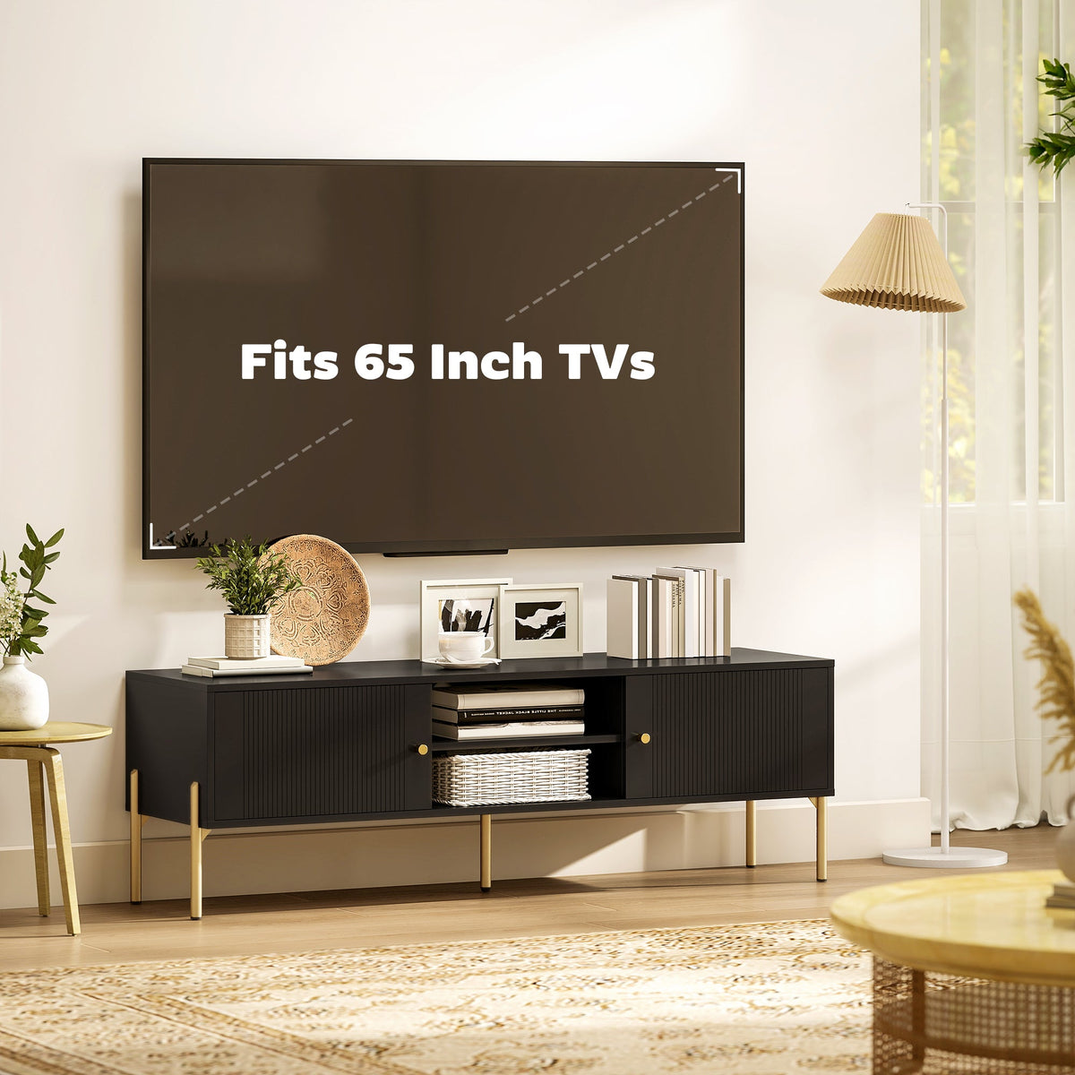 Harley TV Stand for TVs up to 65"-Black