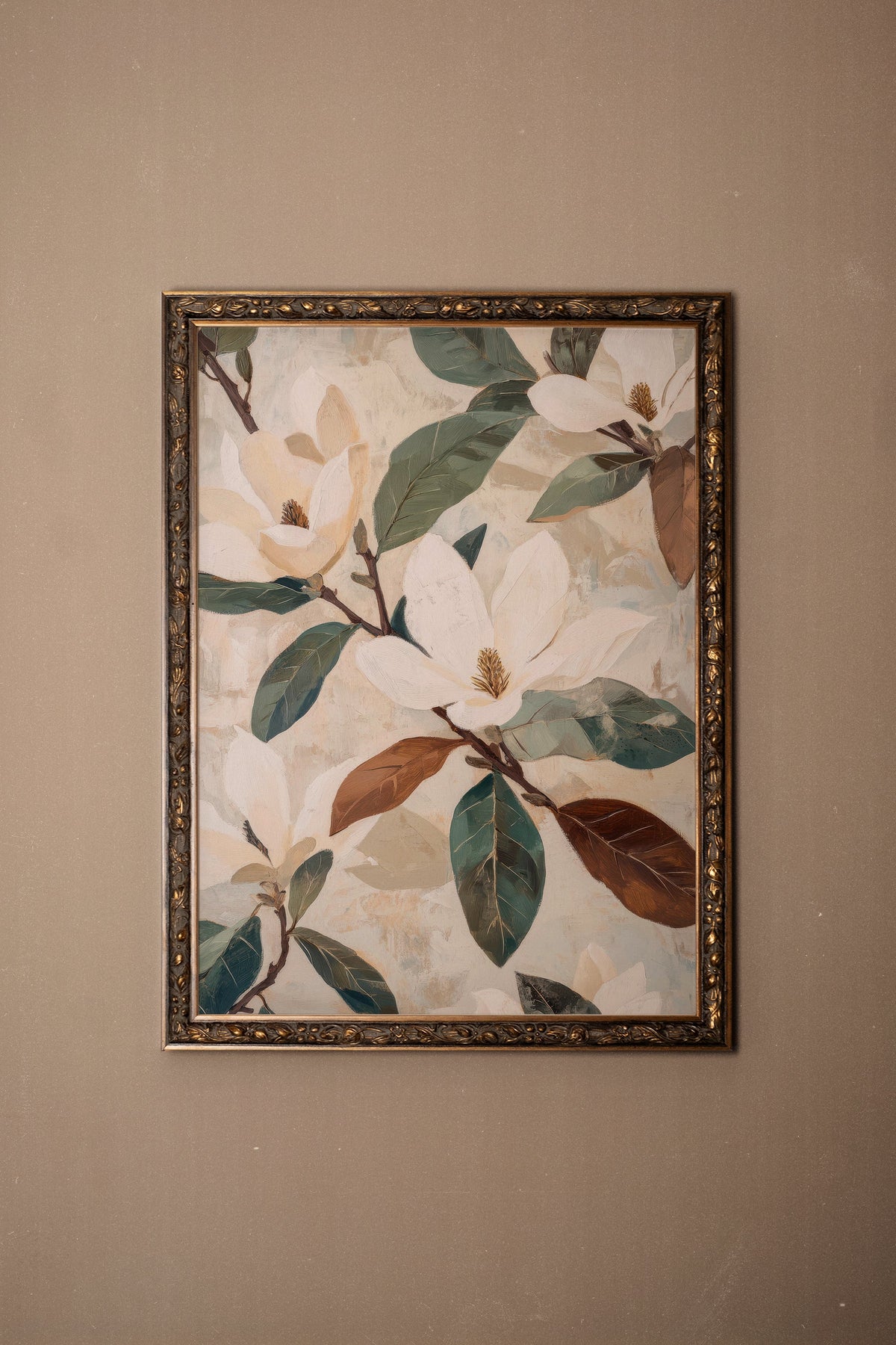 JARDIN INTEMPOREL, CADRE VINTAGE BRONZE