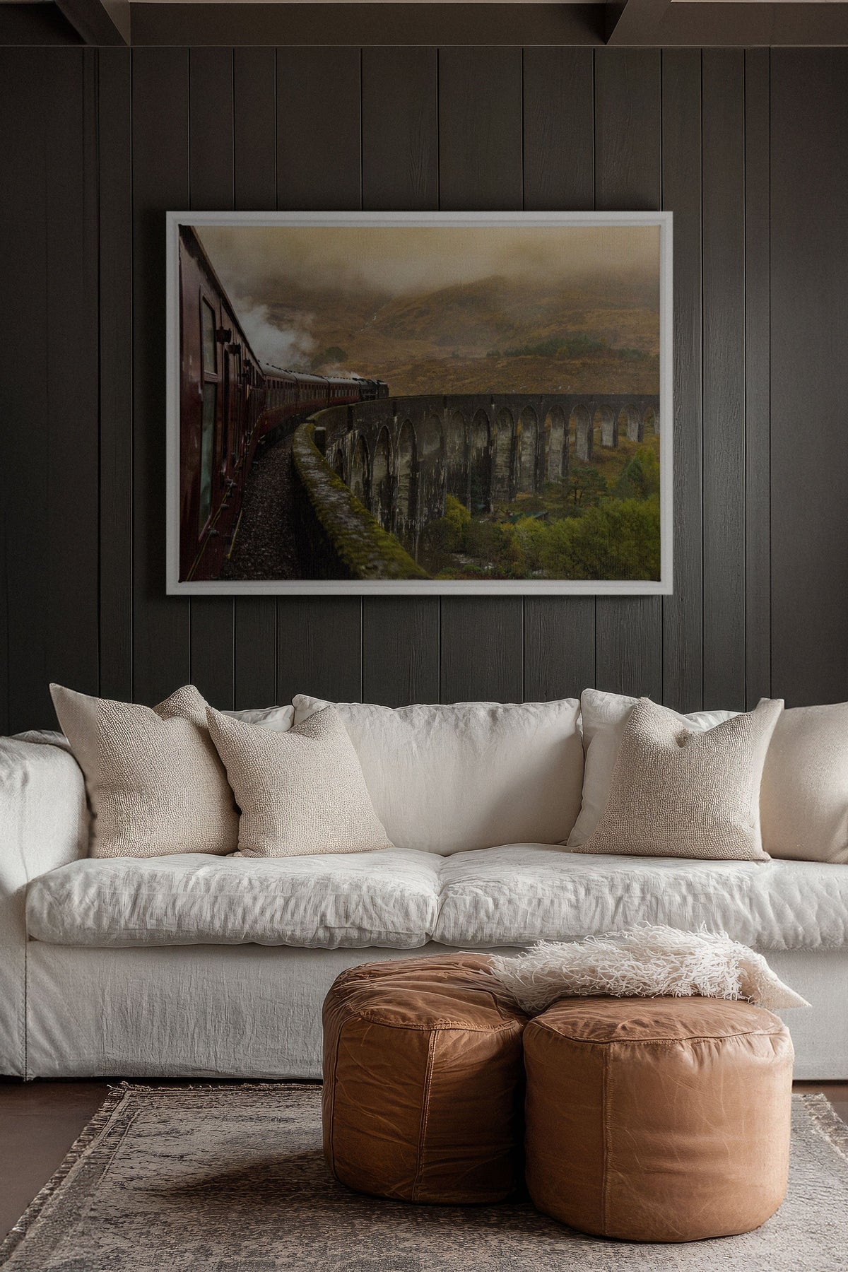 ROUTE DU MYSTÈRE, Oeuvre sur toile étirée