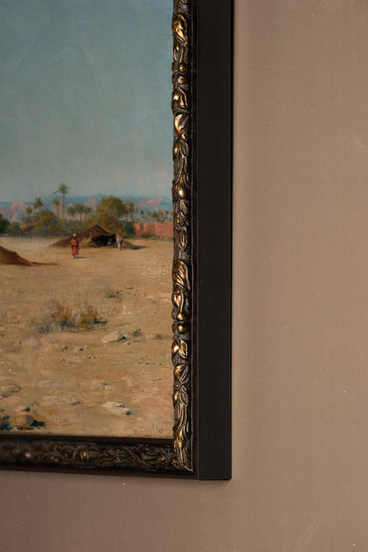 HALTE AU SOLEIL, CADRE VINTAGE BRONZE
