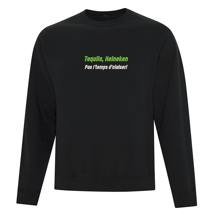 Crewneck Tequila Heinken brodé