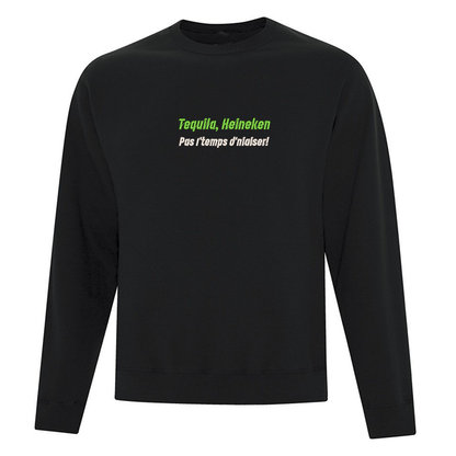 Crewneck Tequila Heinken brodé