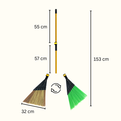 Master Sweep Twin Broom