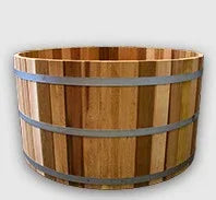 Fluid Float Colonial Cedar Hot Tub