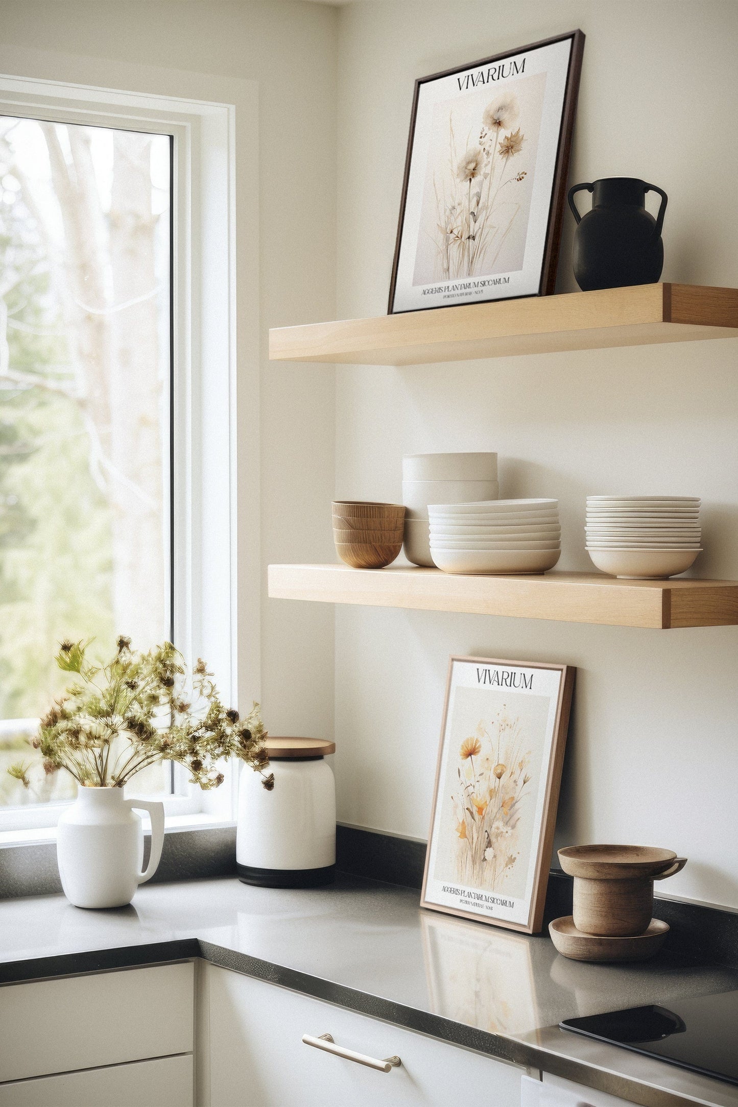 HERBARIUM REVERIE, Oeuvre sur toile étiré