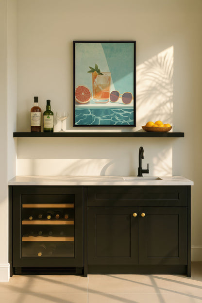 APÉRO D'ÉTÉ, Oeuvre sur toile étirée