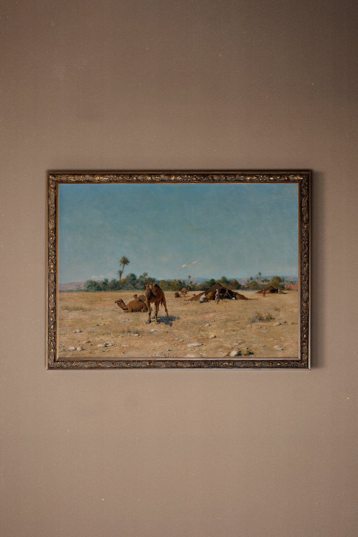 HALTE AU SOLEIL, CADRE VINTAGE BRONZE