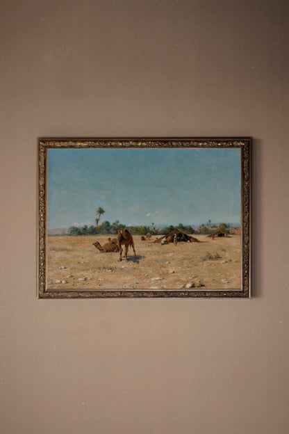 HALTE AU SOLEIL, CADRE VINTAGE BRONZE