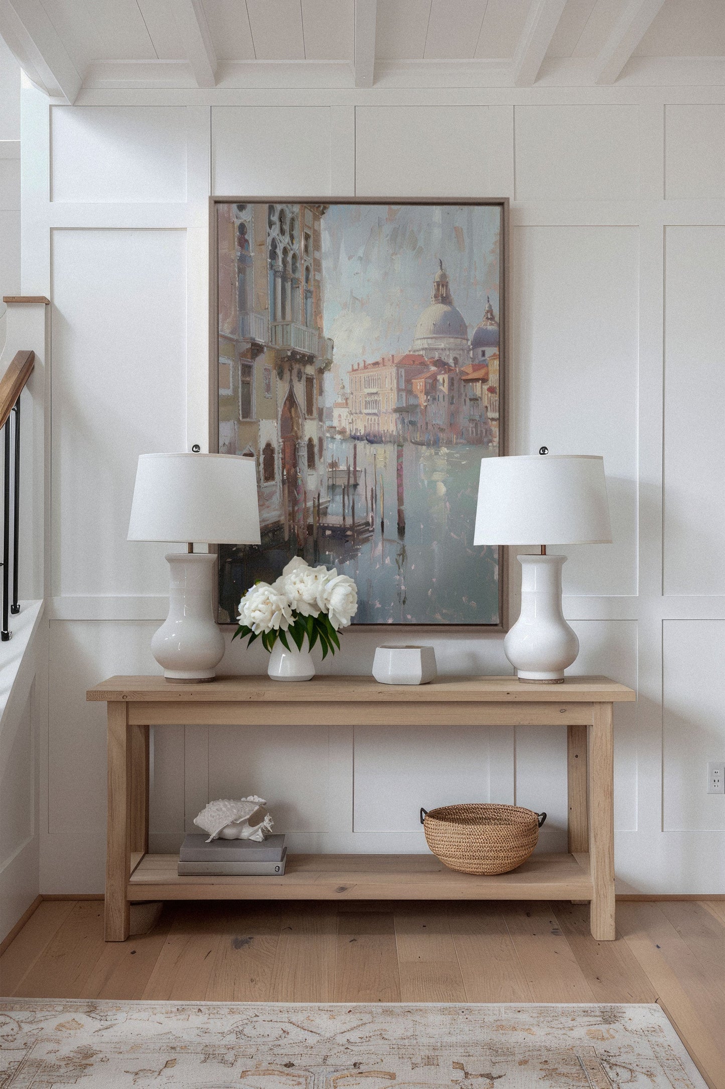 VENICE IN HUES, Oeuvre sur toile étirée