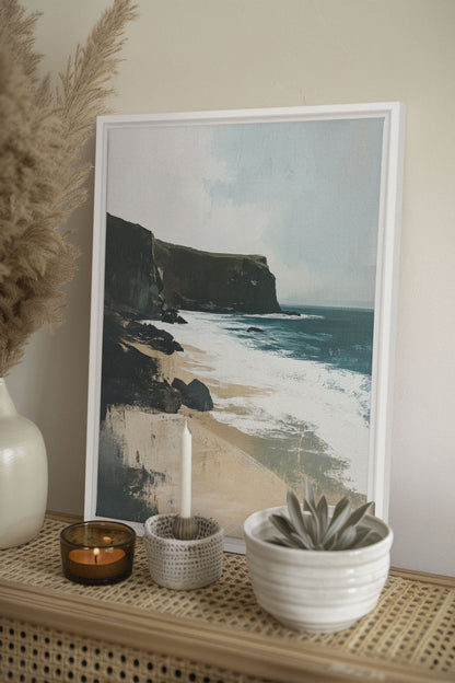 MAJESTIC CLIFFS, Oeuvre sur toile étirée