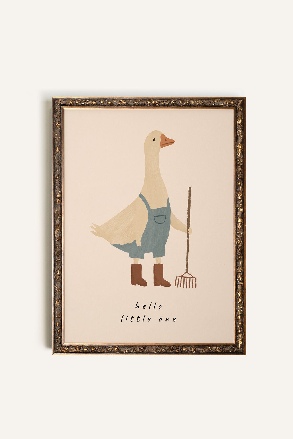 HELLO LITTLE ONE, CADRE VINTAGE BRONZE