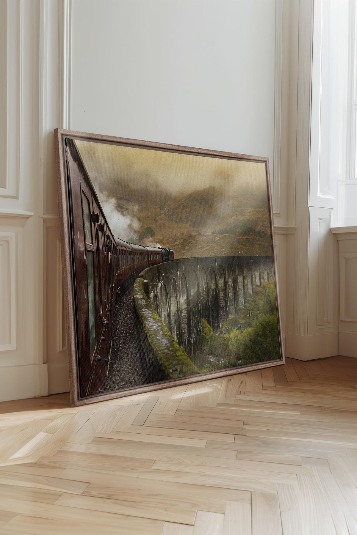 ROUTE DU MYSTÈRE, Oeuvre sur toile étirée