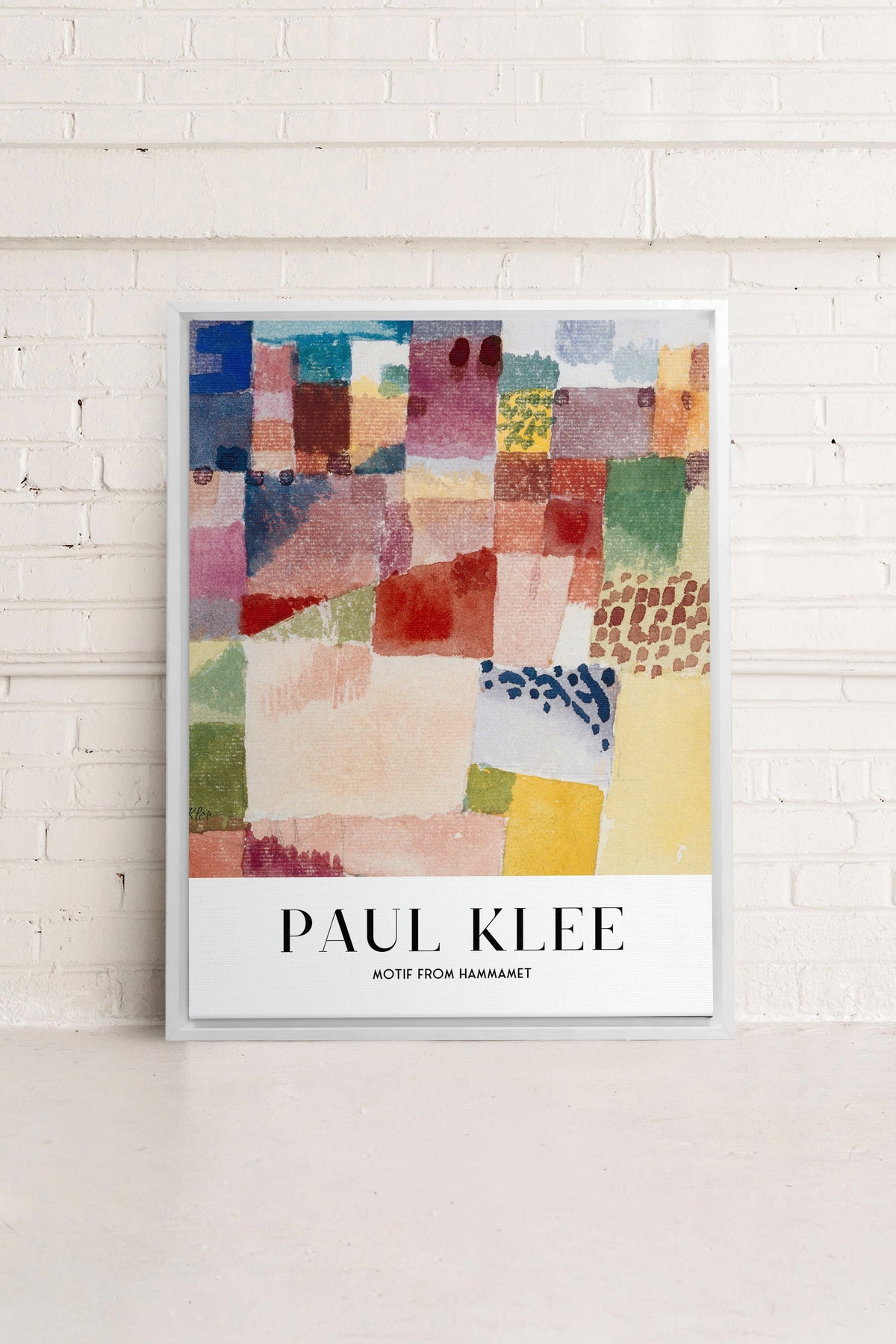 PAUL KLEE II, Oeuvre sur toile étirée