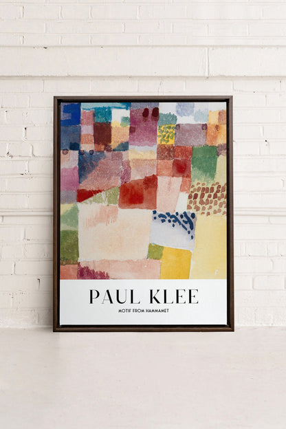 PAUL KLEE II, Oeuvre sur toile étirée