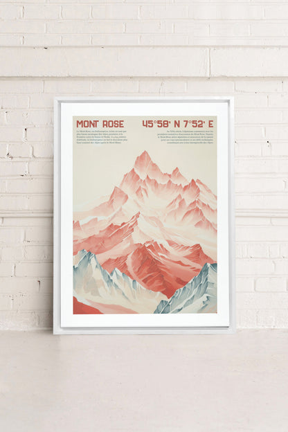 ROSE SUMMIT, Oeuvre sur toile étirée