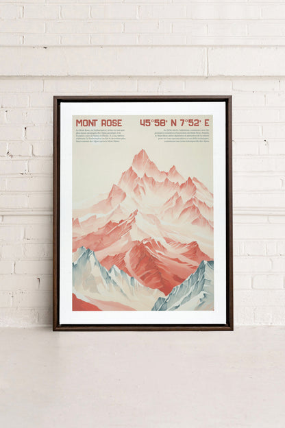 ROSE SUMMIT, Oeuvre sur toile étirée