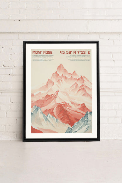 ROSE SUMMIT, Oeuvre sur toile étirée