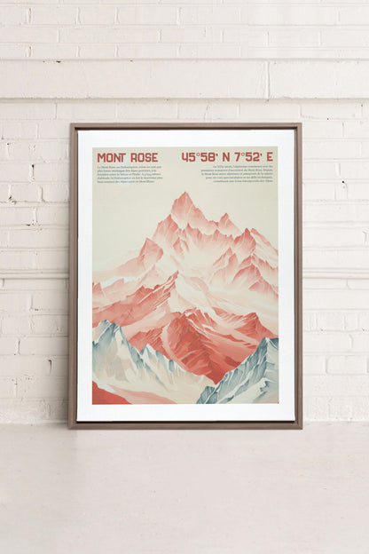 ROSE SUMMIT, Oeuvre sur toile étirée