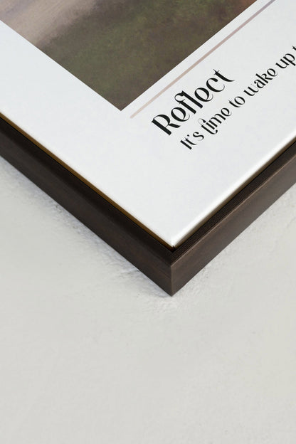 Reflect, Oeuvre sur toile étirée