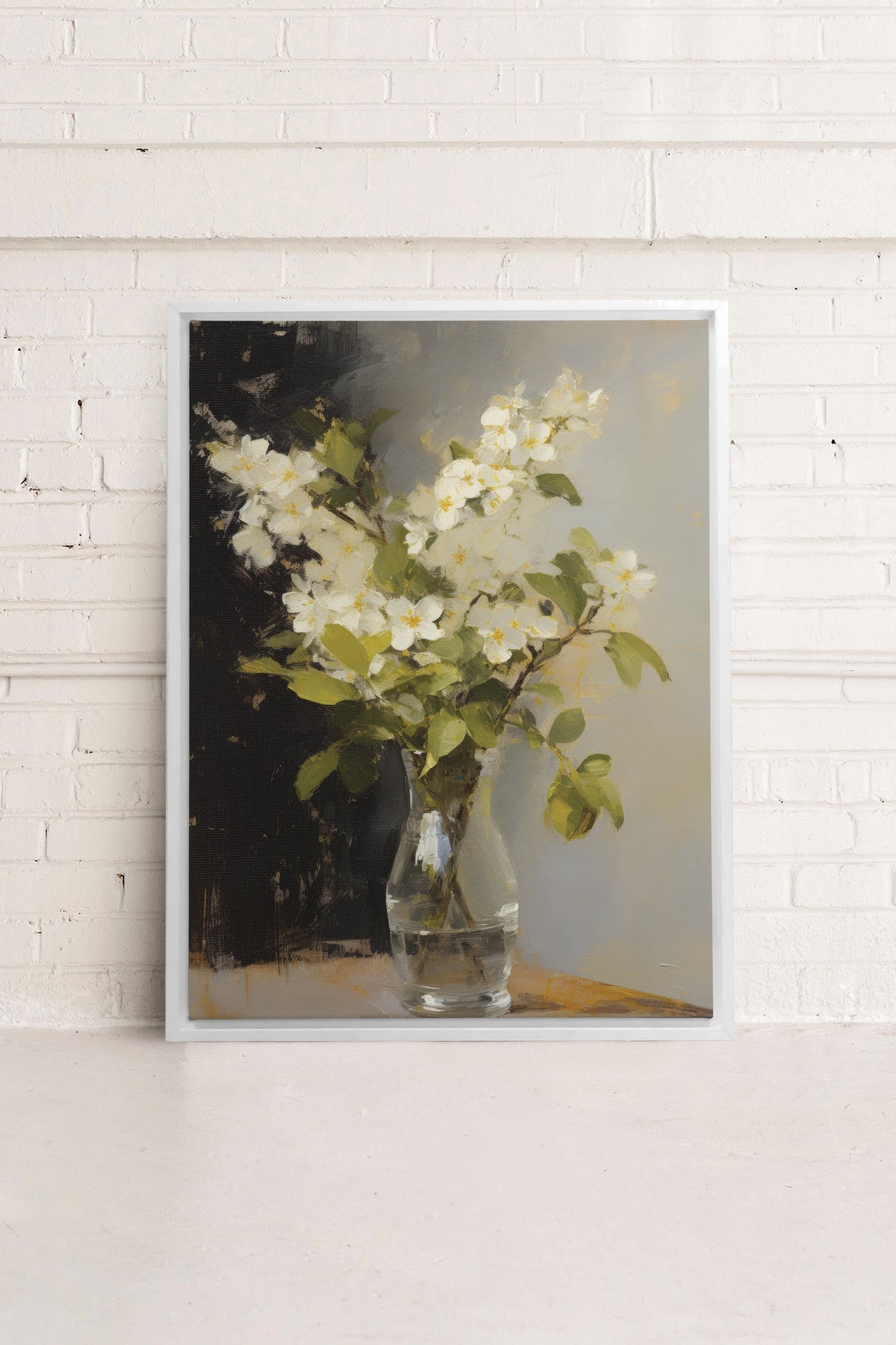 ANTIQUE VASE, Oeuvre sur toile étiré