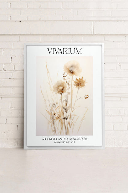 HERBARIUM REVERIE, Oeuvre sur toile étiré
