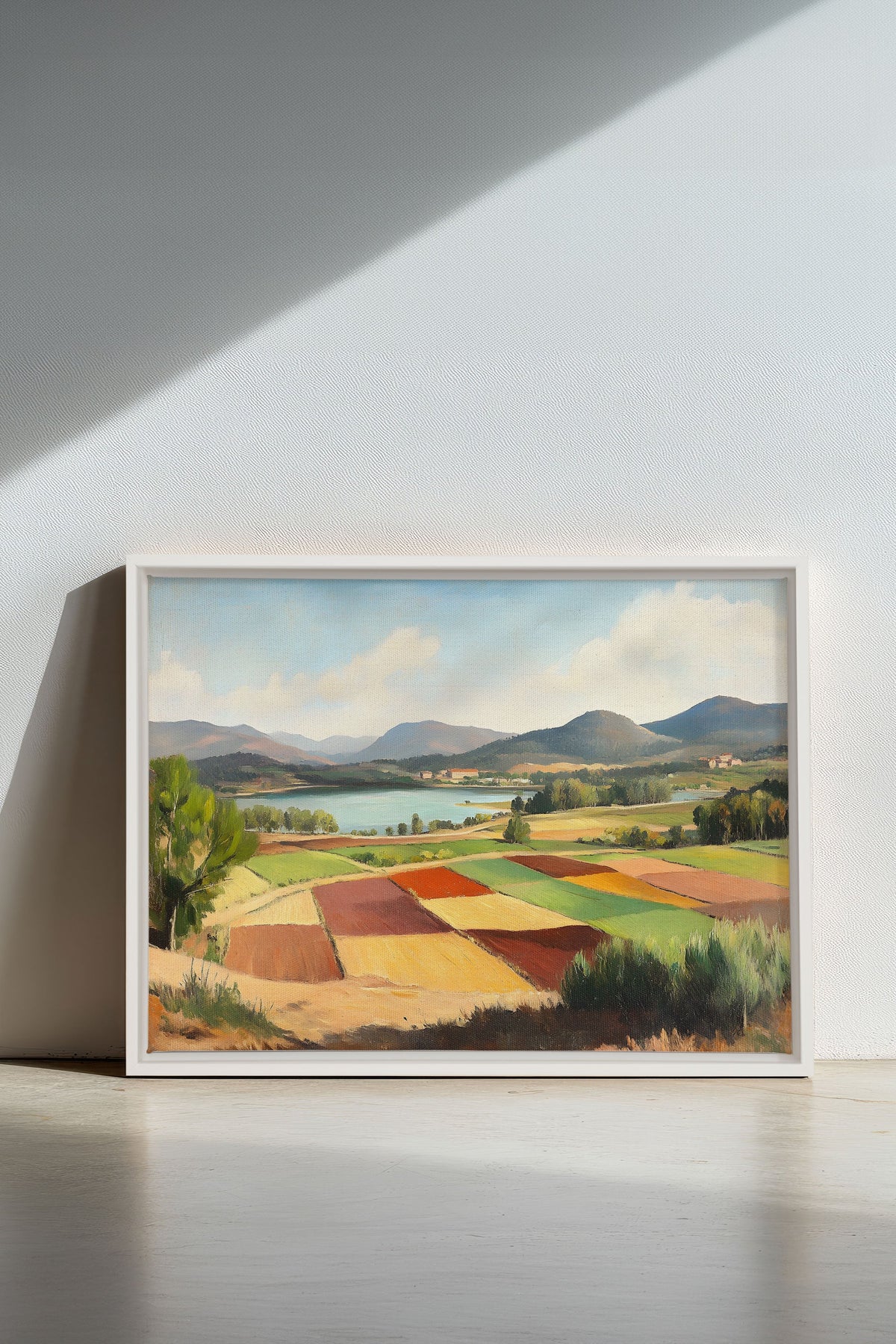 RUSTIC PALETTE, Oeuvre sur toile étirée
