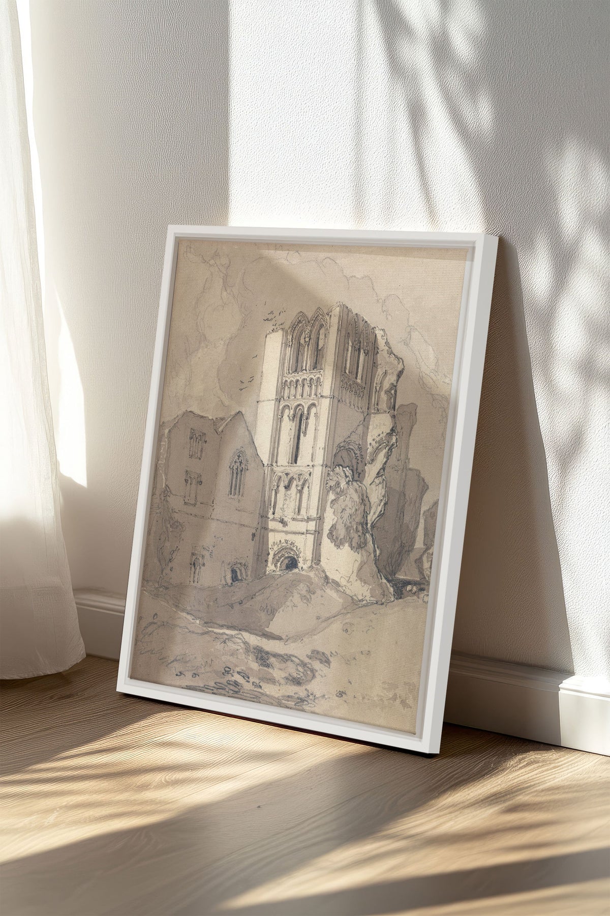 TOWER OF SILENCE, Oeuvre sur toile étirée