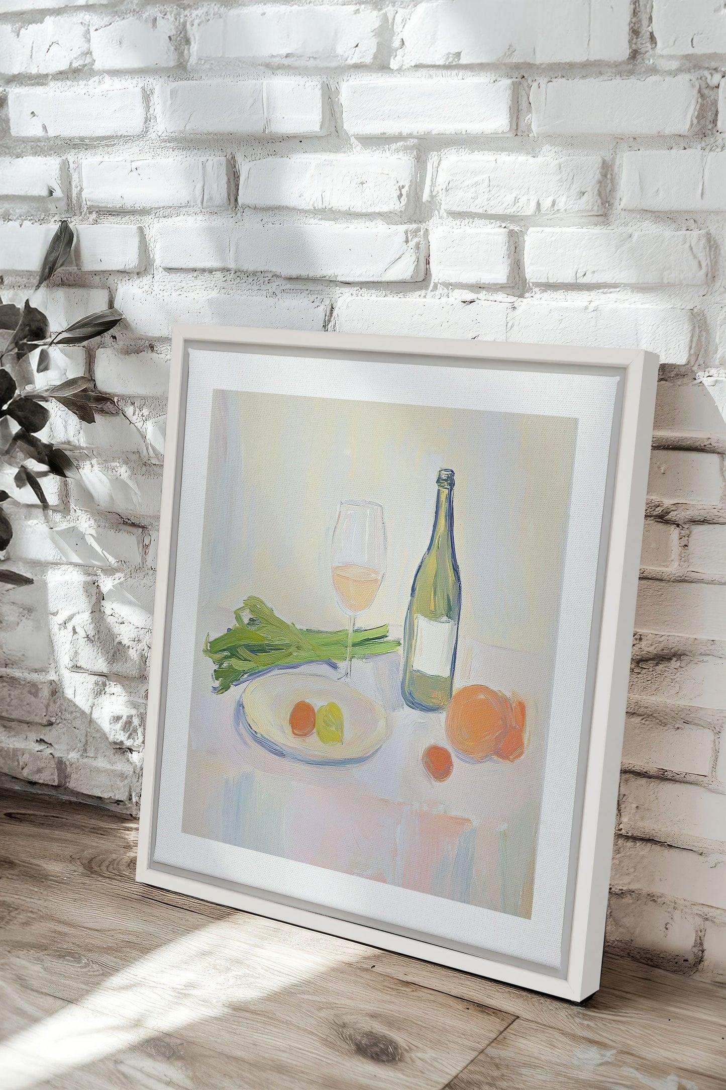 PALETTE GOURMANDE, Oeuvre sur toile étirée
