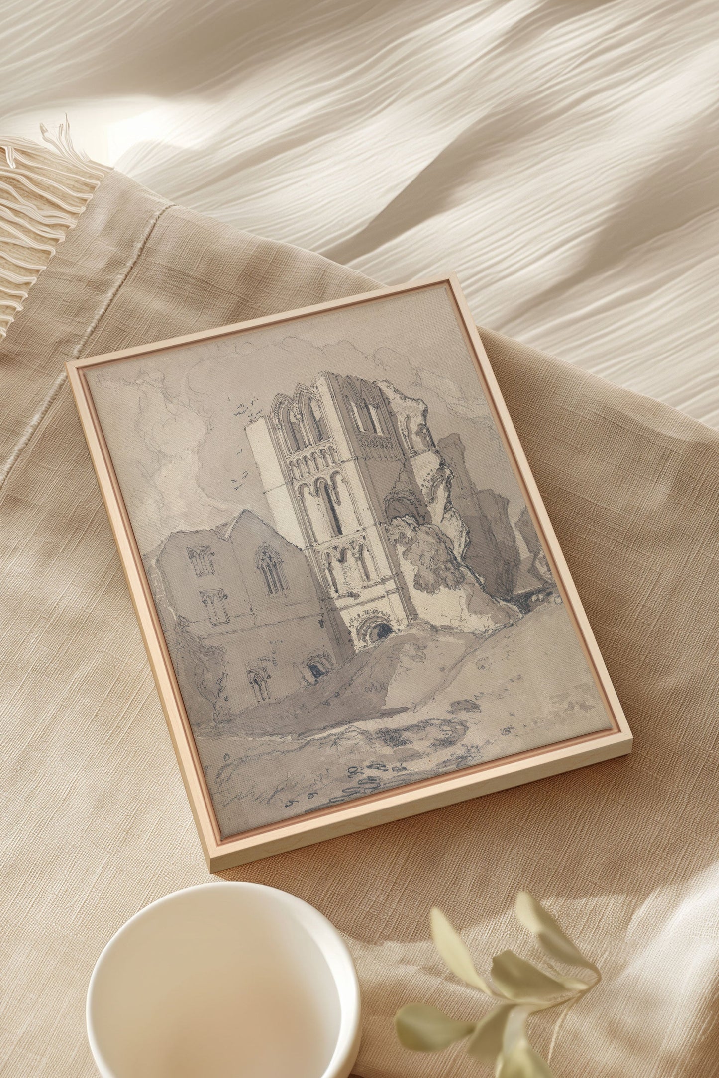 TOWER OF SILENCE, Oeuvre sur toile étirée