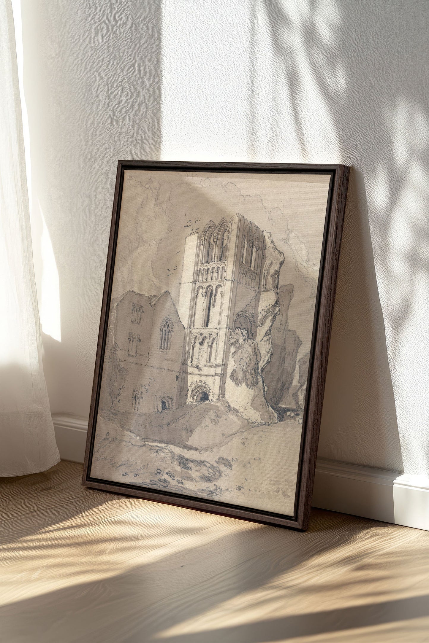 TOWER OF SILENCE, Oeuvre sur toile étirée