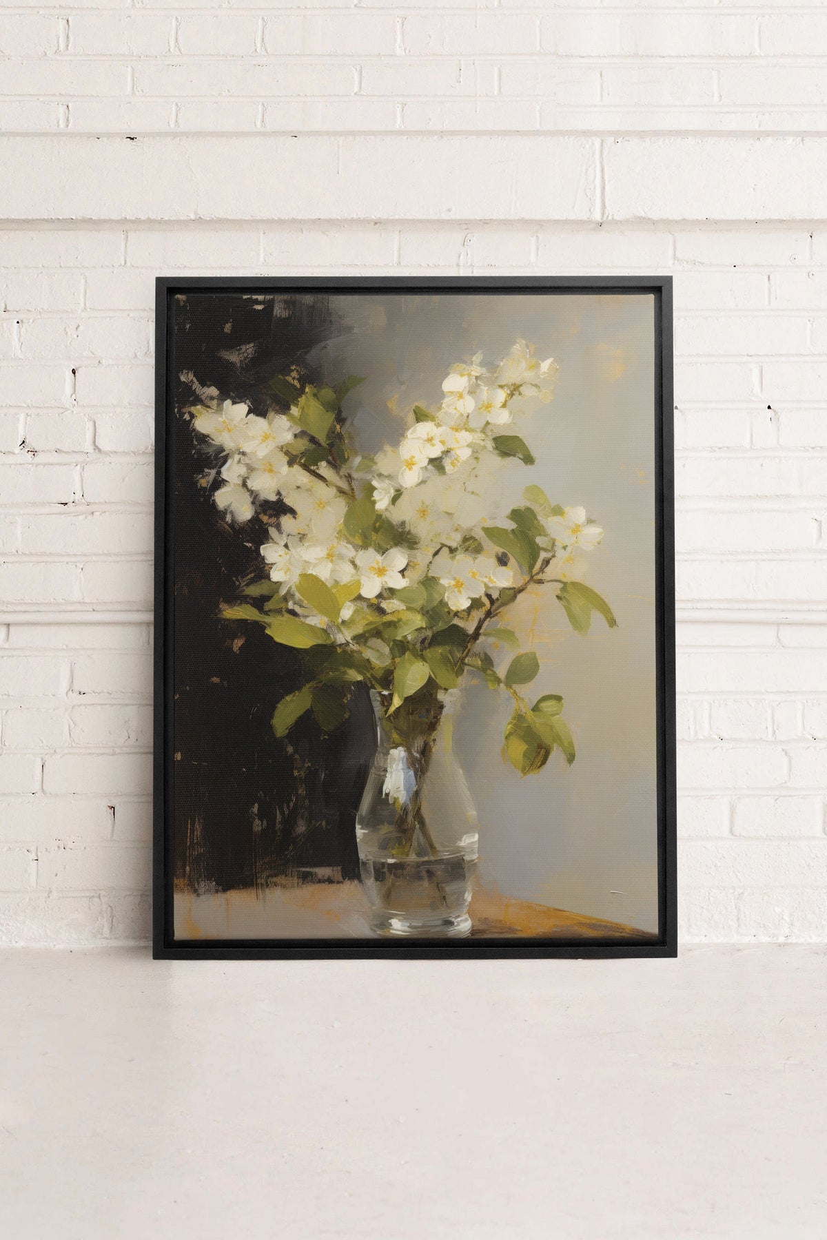 ANTIQUE VASE, Oeuvre sur toile étiré
