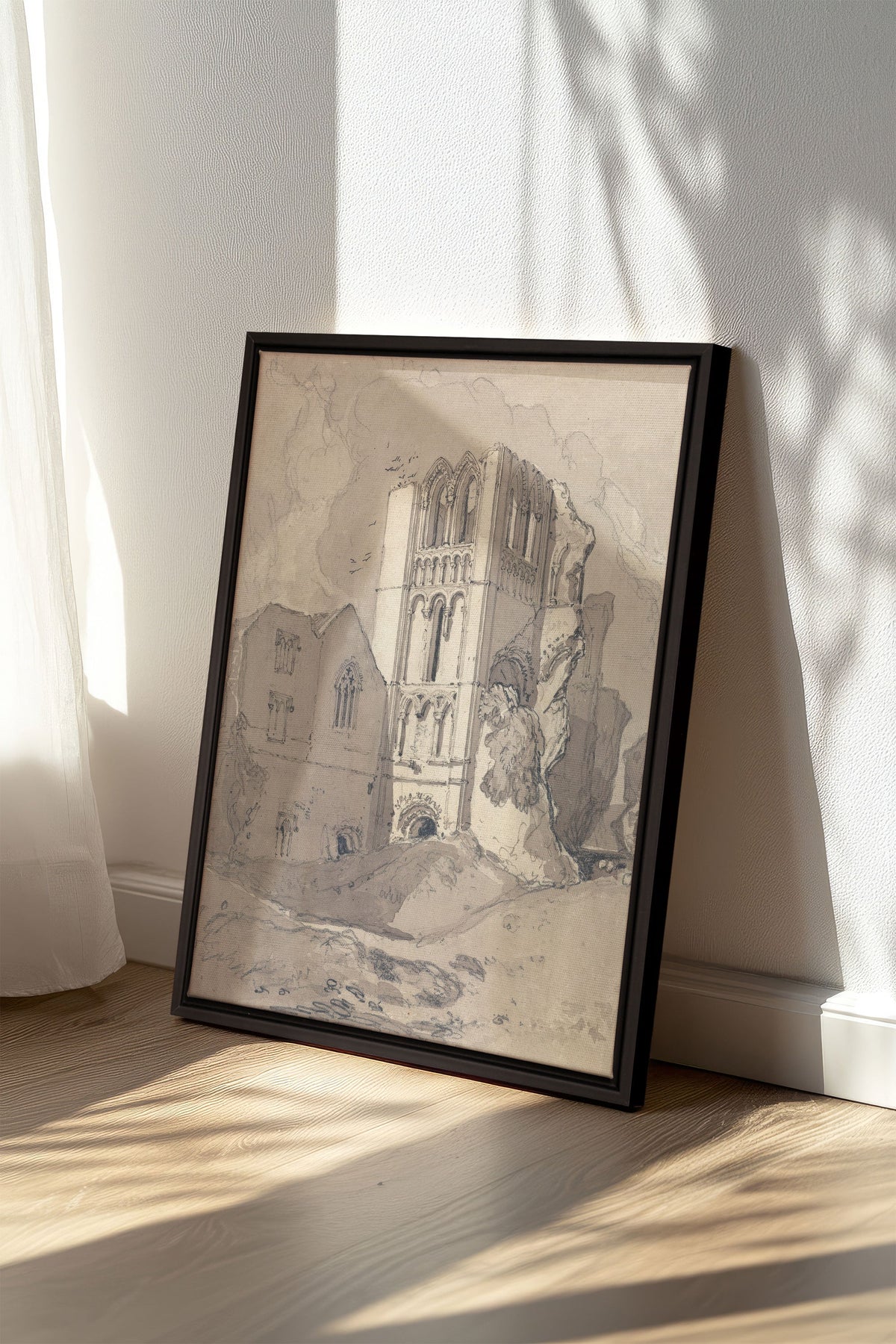 TOWER OF SILENCE, Oeuvre sur toile étirée