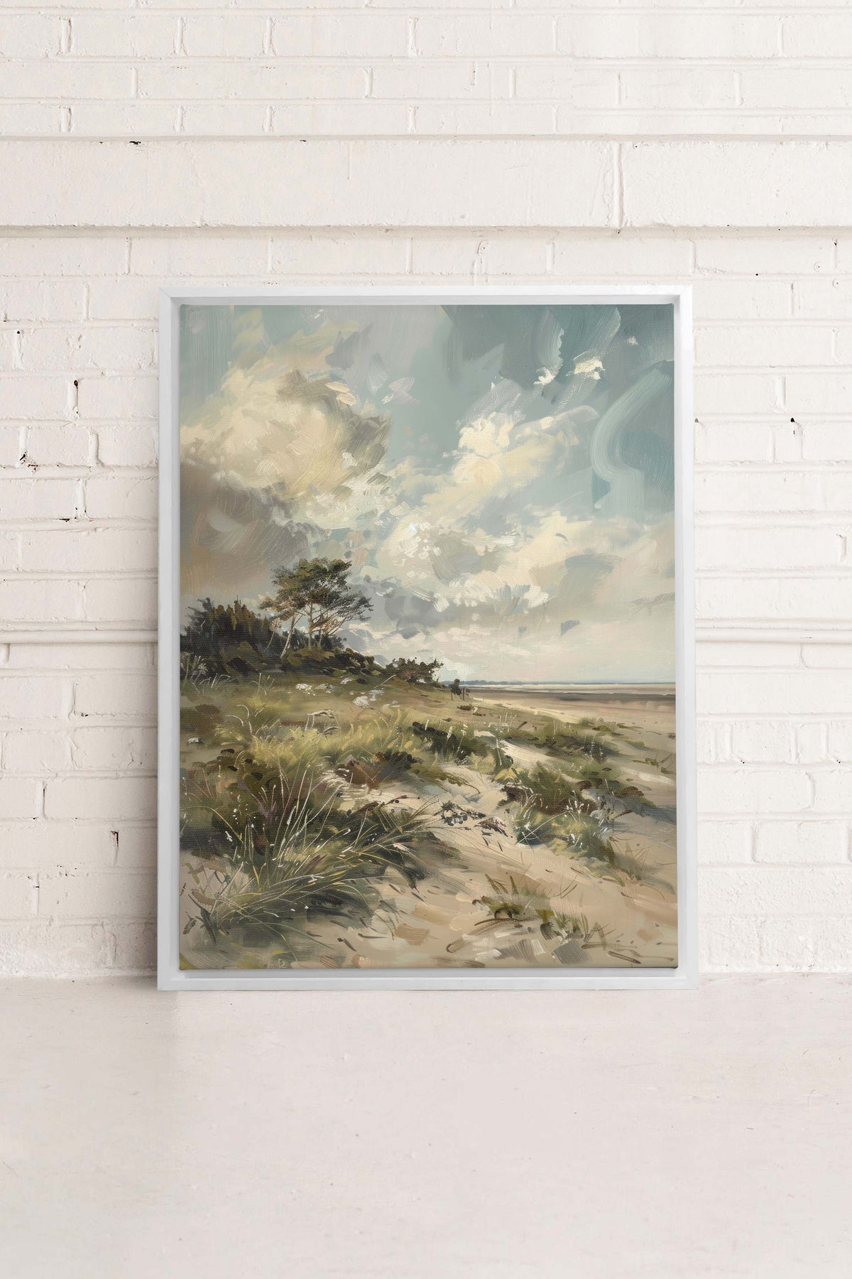 LUSH LITTORAL, Oeuvre sur toile étirée